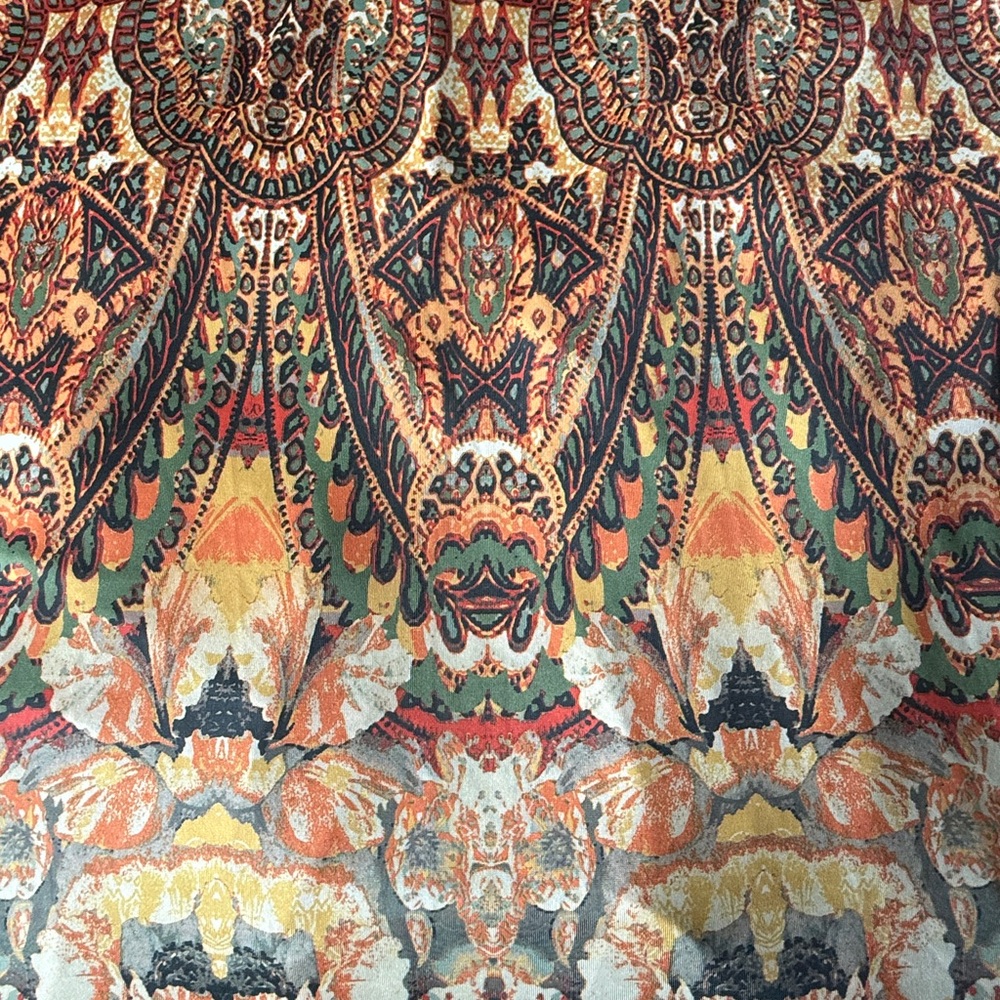 NWT Gold Pattern Dress - Picture 4 of 8